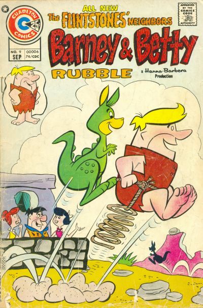 Cover for Barney and Betty Rubble (Charlton, 1973 series) #9