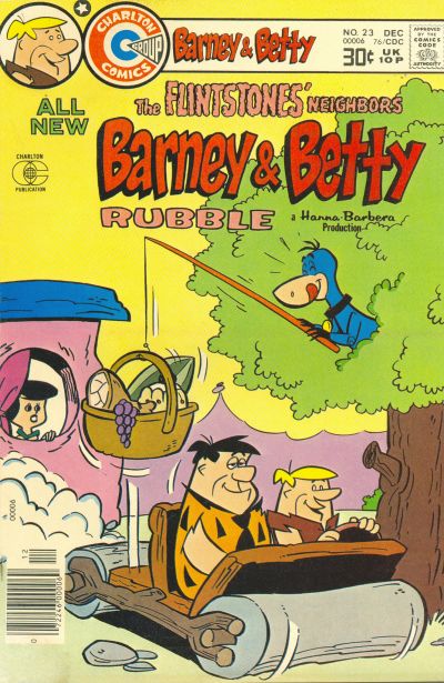 Cover for Barney and Betty Rubble (Charlton, 1973 series) #23