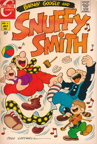 Cover for Barney Google and Snuffy Smith (Charlton, 1970 series) #3