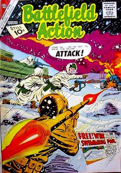 Cover for Battlefield Action (Charlton, 1957 series) #38