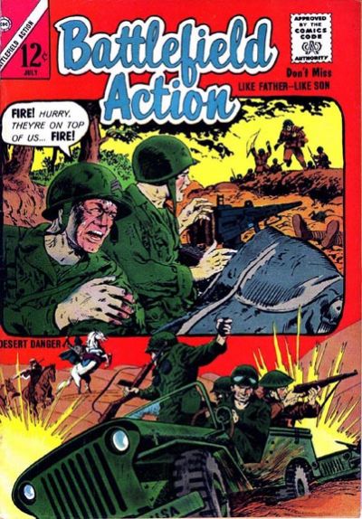 Cover for Battlefield Action (Charlton, 1957 series) #48