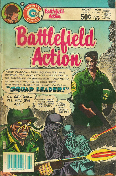 Cover for Battlefield Action (Charlton, 1957 series) #67