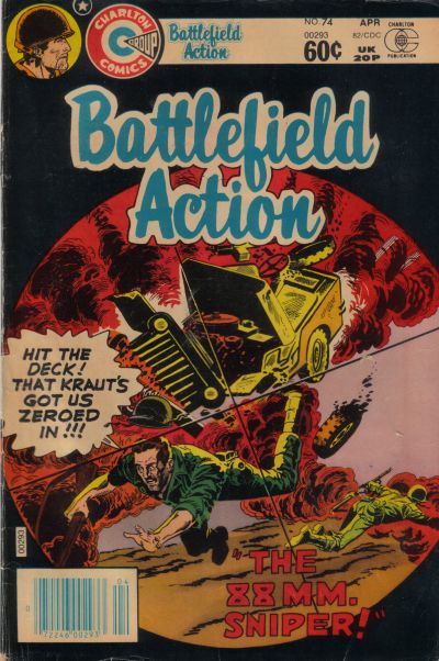 Cover for Battlefield Action (Charlton, 1957 series) #74