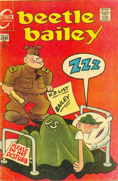 Cover for Beetle Bailey (Charlton, 1969 series) #69