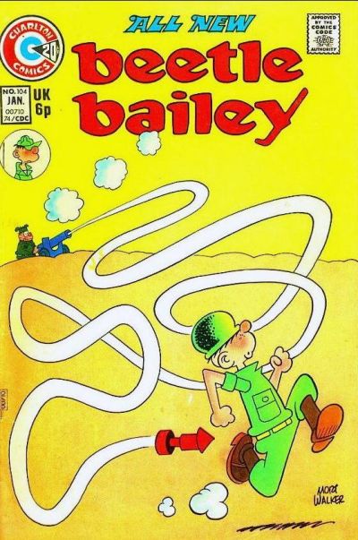 Cover for Beetle Bailey (Charlton, 1969 series) #104
