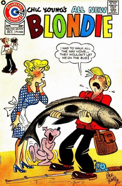 Cover for Blondie (Charlton, 1969 series) #210