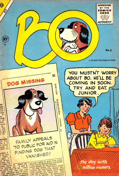 Cover for Bo (Charlton, 1955 series) #2