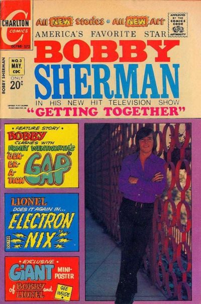 Cover for Bobby Sherman (Charlton, 1972 series) #3