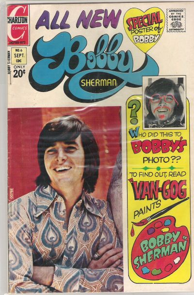Cover for Bobby Sherman (Charlton, 1972 series) #6