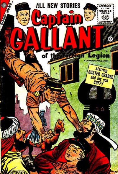 Cover for Captain Gallant (Charlton, 1956 series) #2