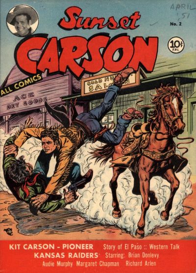 Cover for Sunset Carson Comics (Charlton, 1951 series) #2