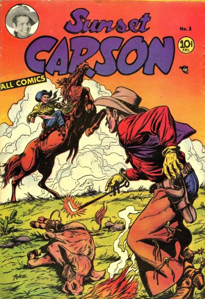Cover for Sunset Carson Comics (Charlton, 1951 series) #3