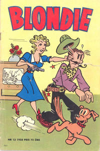 Cover Thumbnail for Blondie (Åhlén & Åkerlunds, 1956 series) #13/1958