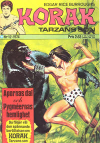 Cover Thumbnail for Korak (Williams Förlags AB, 1966 series) #12/1974
