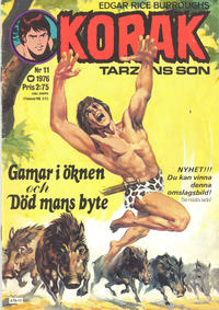 Cover Thumbnail for Korak (Williams Förlags AB, 1966 series) #11/1976