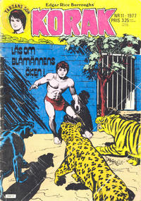 Cover Thumbnail for Korak (Atlantic Förlags AB, 1977 series) #11/1977