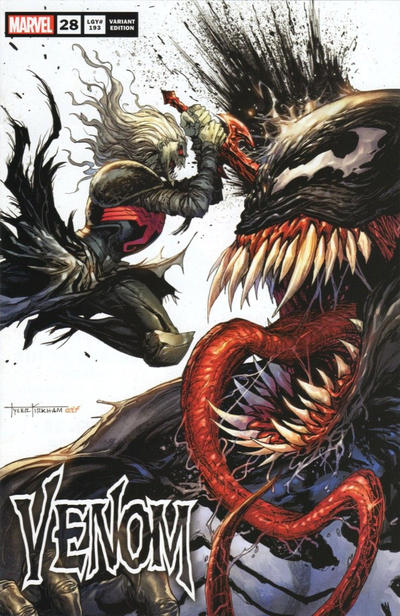 Cover for Venom (Marvel, 2018 series) #28 (193) [Illuminati Exclusive - Tyler Kirkham 'Secret' Cover]