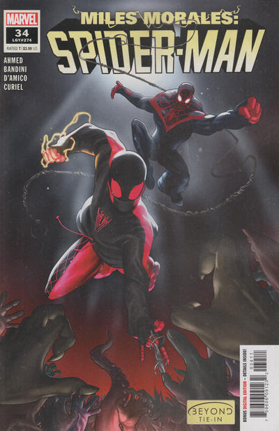 Cover for Miles Morales: Spider-Man (Marvel, 2019 series) #34 (274)