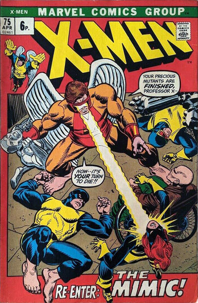 Cover for The X-Men (Marvel, 1963 series) #75 [British]
