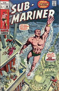 Cover for Sub-Mariner (Marvel, 1968 series) #38 [British]