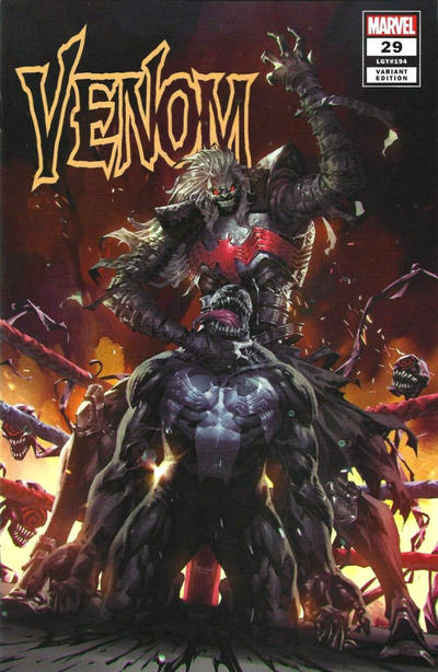Cover for Venom (Marvel, 2018 series) #29 (194) [Frankie's Comics / Golden Apple Comics Exclusive - Kael Ngu]