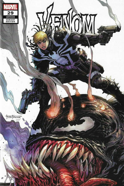 Cover for Venom (Marvel, 2018 series) #29 (194) [Illuminati Exclusive - Tyler Kirkham]