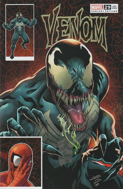 Cover for Venom (Marvel, 2018 series) #29 (194) [MarvelousMerchandiseOnline.com Exclusive - Will Sliney]