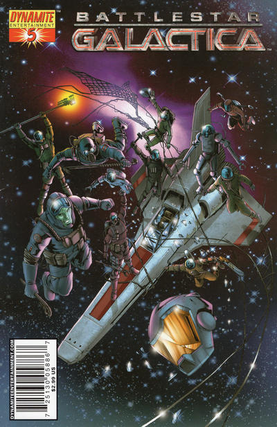 Cover for Battlestar Galactica (Dynamite Entertainment, 2006 series) #5 [Cover C  Jonathan Lau]