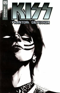 Cover Thumbnail for KISS: Phantom Obsession (Dynamite Entertainment, 2021 series) #5 [Cover F - Jae Lee Black and White]
