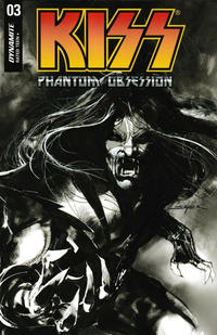 Cover Thumbnail for KISS: Phantom Obsession (Dynamite Entertainment, 2021 series) #3 [Cover G - Stuart Sayger Black and White]