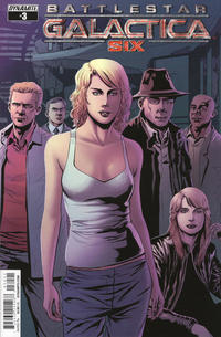 Cover Thumbnail for (New) Battlestar Galactica: Six (Dynamite Entertainment, 2014 series) #3 [Cover B]