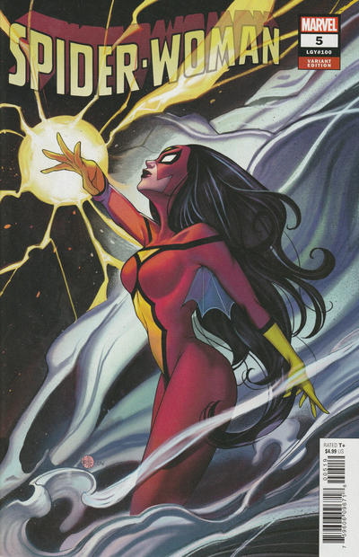 Cover for Spider-Woman (Marvel, 2020 series) #5 (100) [Peach Momoko Cover]