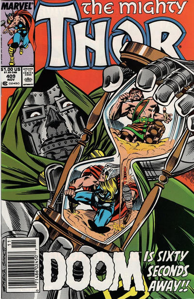 Cover for Thor (Marvel, 1966 series) #409 [Newsstand]