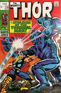Cover for Thor (Marvel, 1966 series) #170 [British]