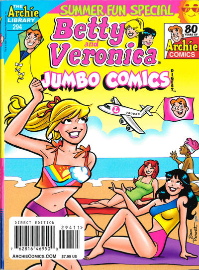 Cover for Betty & Veronica (Jumbo Comics) Double Digest (Archie, 1987 series) #294