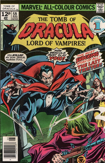 Cover for Tomb of Dracula (Marvel, 1972 series) #59 [British]
