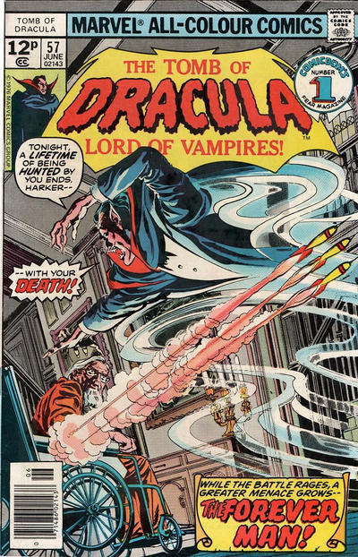 Cover for Tomb of Dracula (Marvel, 1972 series) #57 [British]