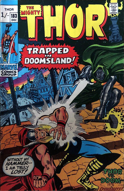 Cover for Thor (Marvel, 1966 series) #183 [British]