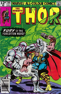 Cover Thumbnail for Thor (Marvel, 1966 series) #288 [British]
