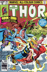 Cover Thumbnail for Thor (Marvel, 1966 series) #291 [British]