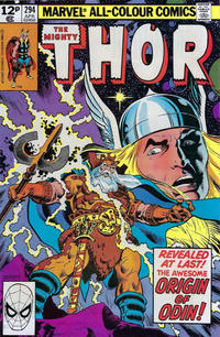 Cover for Thor (Marvel, 1966 series) #294 [British]
