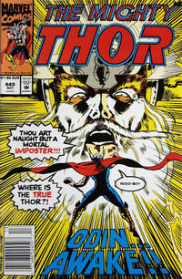 Cover for Thor (Marvel, 1966 series) #449 [Australian]