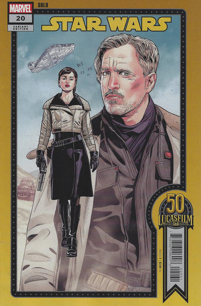 Cover for Star Wars (Marvel, 2020 series) #20 [Lucasfilm 50th Anniversary Cover Solo]