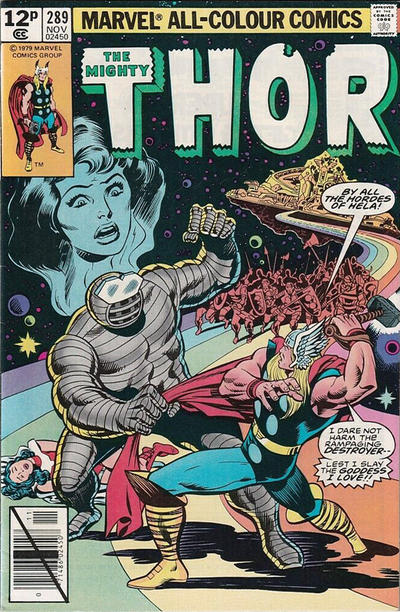 Cover for Thor (Marvel, 1966 series) #289 [British]