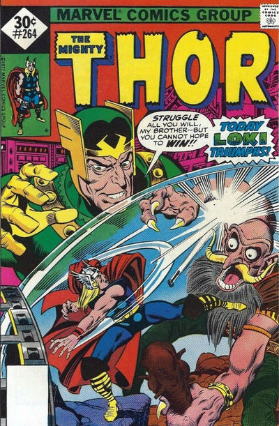 Cover for Thor (Marvel, 1966 series) #264 [Whitman]