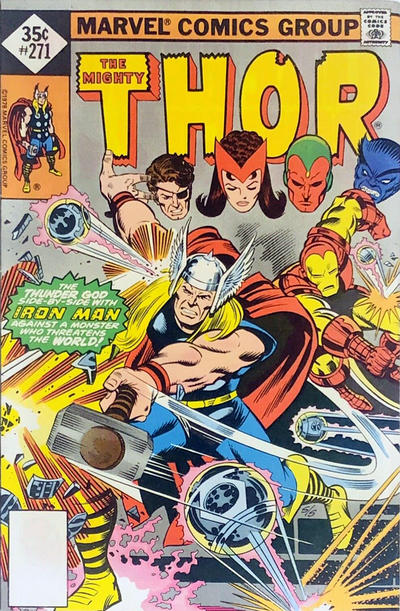 Cover for Thor (Marvel, 1966 series) #271 [Whitman]