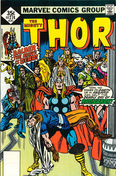 Cover for Thor (Marvel, 1966 series) #274 [Whitman]