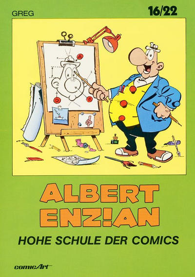 Cover for 16/22 (Carlsen Comics [DE], 1983 series) #17 - Albert Enzian - Hohe Schule der Comics