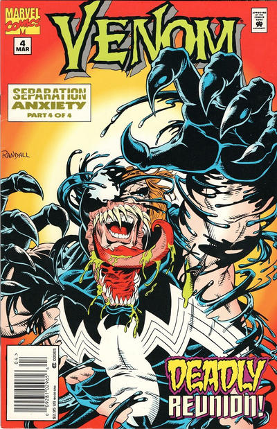 Cover for Venom: Separation Anxiety (Marvel, 1994 series) #4 [Newsstand]