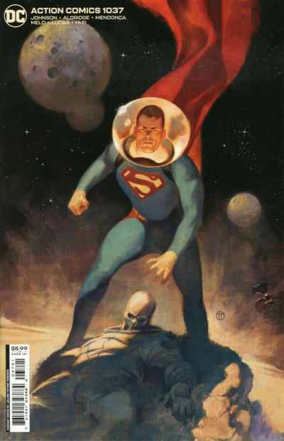 Cover for Action Comics (DC, 2011 series) #1037 [Julian Totino Tedesco Cardstock Variant Cover]